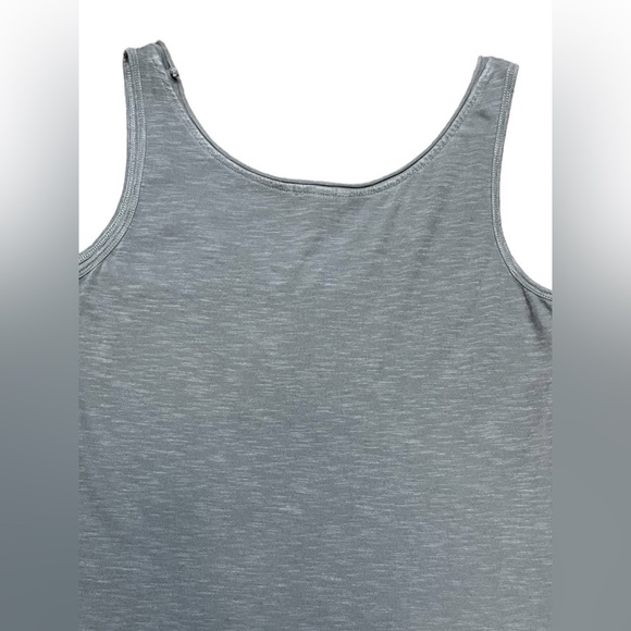 Banana Republic Fancy Slub Cotton Modal Tank with upper lace detail Womens Large - Picture 6 of 13
